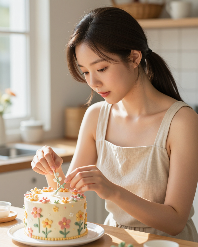 달콤한 순간을 만드는 손길