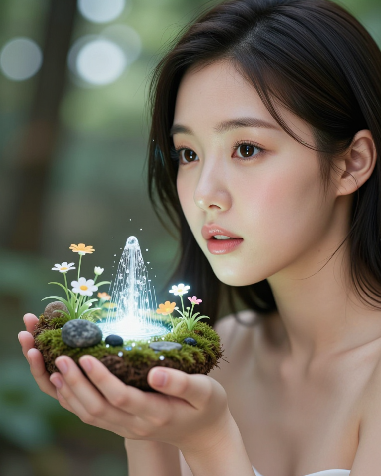 손바닥 위의 작은 정원