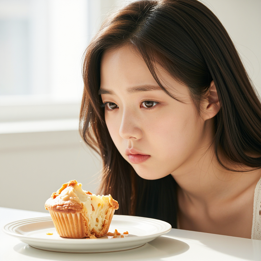 머핀과 함께하는 허탈한 오후